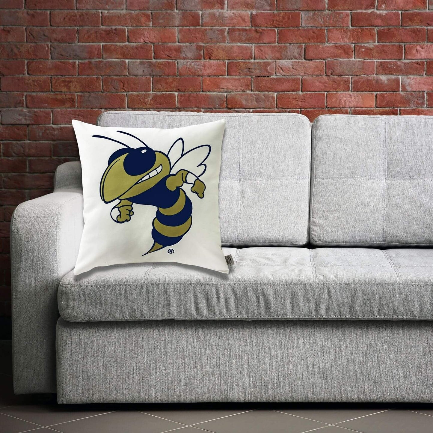 Campus Hammocks Georgia Tech Yellow Jackets Buzz Pillow Cover