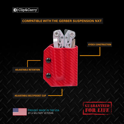 Clip & Carry Kydex Sheath for the Gerber Suspension NXT