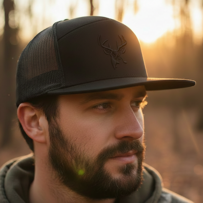 AF Waterfowl Ghost Black on Black 7 Panels