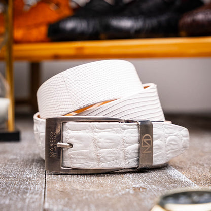 Marco Di Milano Giovanni Belt White