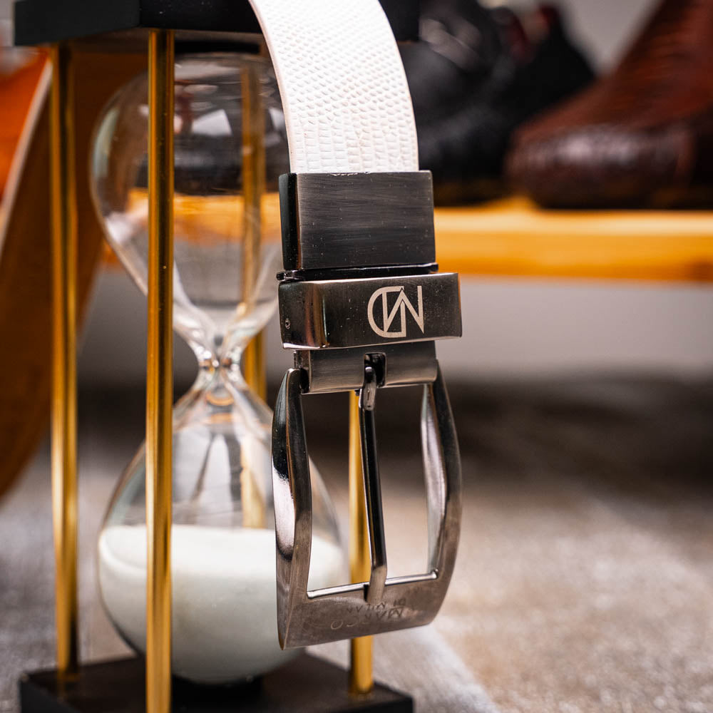 Marco Di Milano Giovanni Belt White