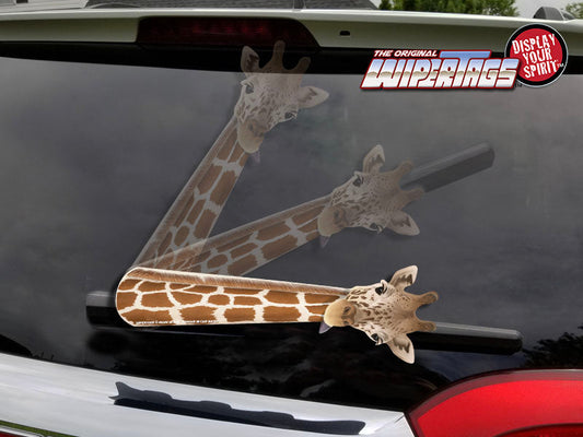 Giraffe with Sunglasses WiperTags