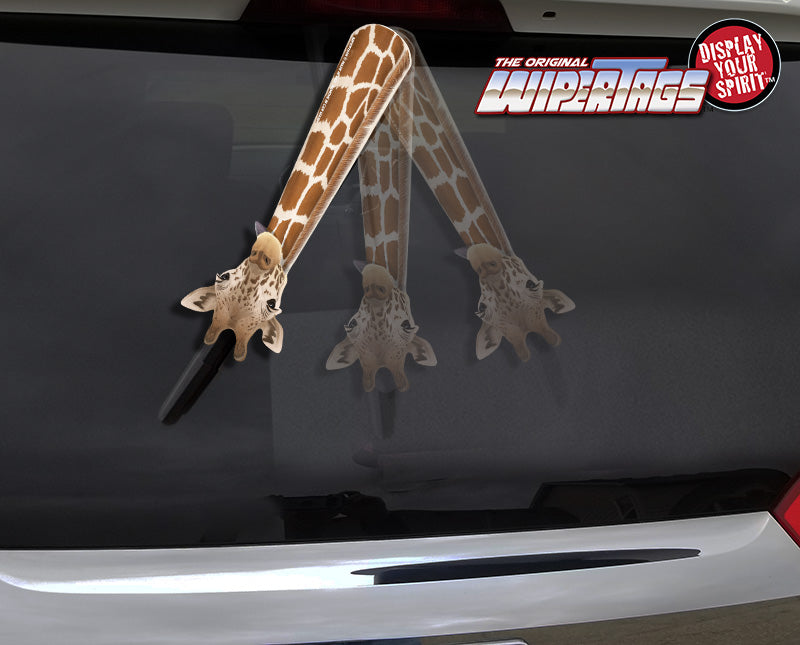 Giraffe with Sunglasses WiperTags
