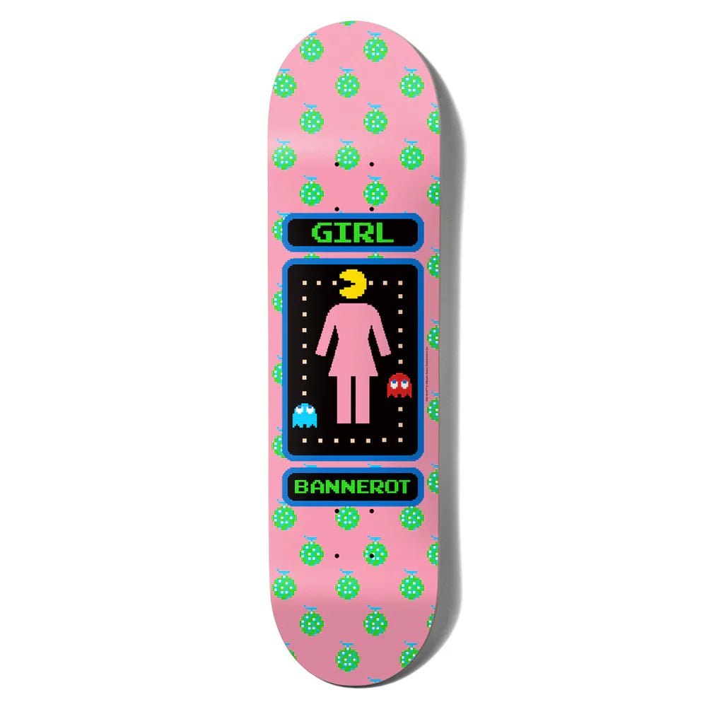 Girl Bannerot Pac - Man Skateboard Deck - 8.25″ - Angler's Pro Tackle & Outdoors