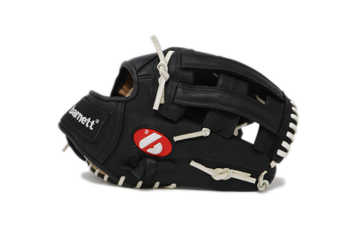 Barnett GL-127 Competition baseball glove, genuine leather, outfield 12.7, Black