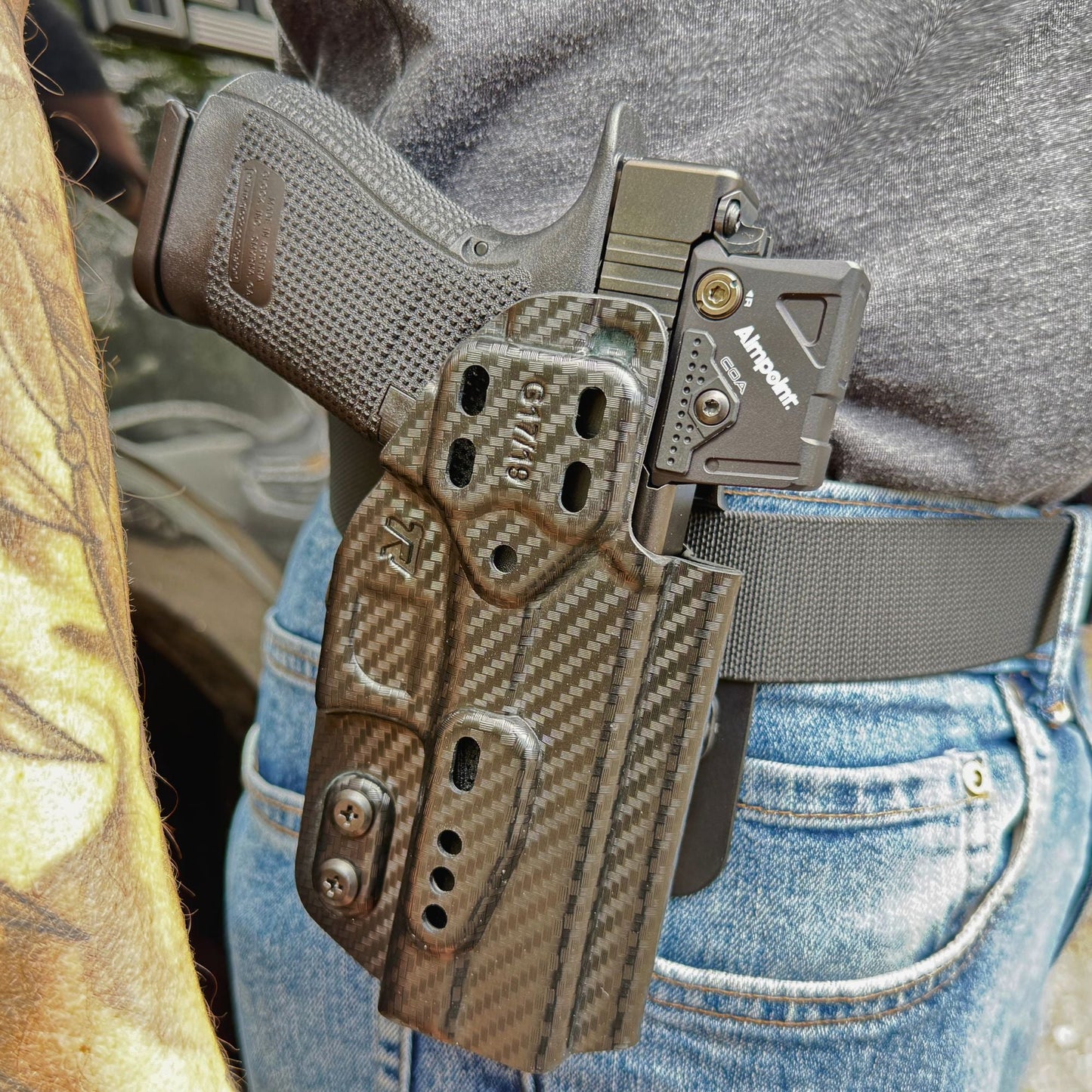 Rounded By Concealment DRUID 2.0 Holster fits: Glock 17/19/19X/31/32/45/47/49 TLR7/7A/7X