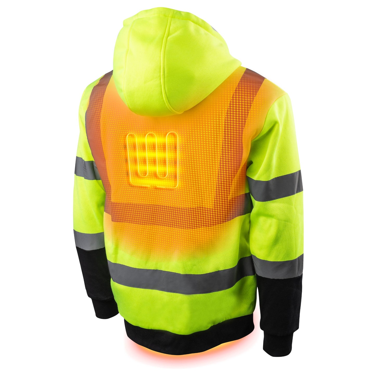 Gobi Heat Beam Men's Workwear Heated High - Vis Hoodie - Angler's Pro Tackle & Outdoors