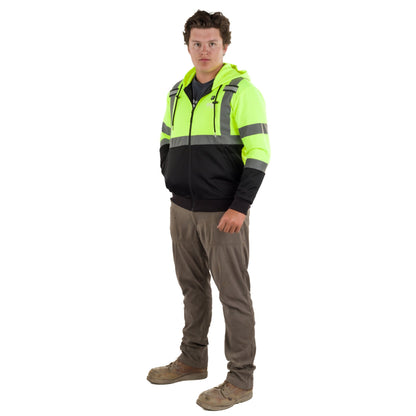 Gobi Heat Beam Men's Workwear Heated High - Vis Hoodie - Angler's Pro Tackle & Outdoors