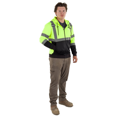 Gobi Heat Beam Men's Workwear Heated High - Vis Hoodie - Angler's Pro Tackle & Outdoors