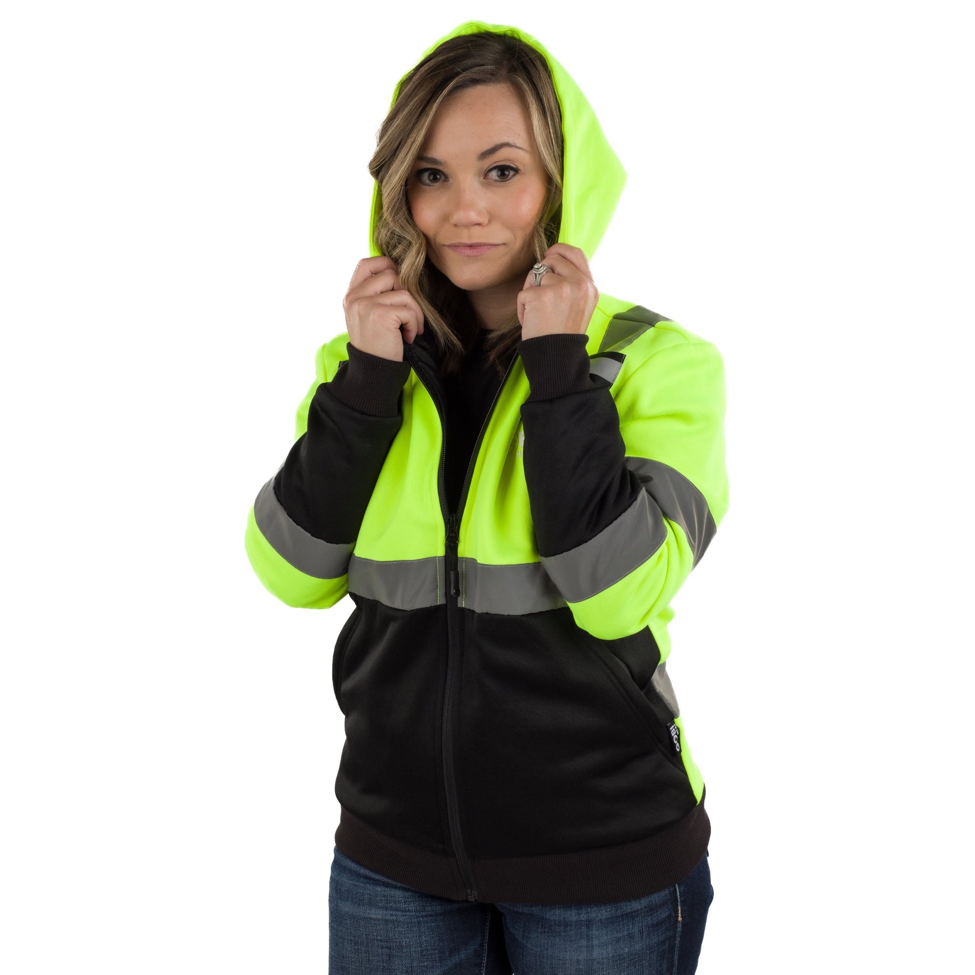 Gobi Heat Beam Women's Workwear Heated High - Vis Hoodie - Angler's Pro Tackle & Outdoors