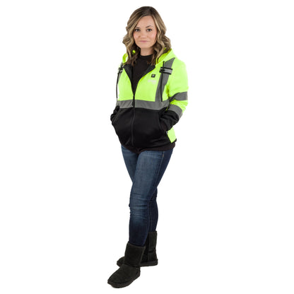 Gobi Heat Beam Women's Workwear Heated High - Vis Hoodie - Angler's Pro Tackle & Outdoors