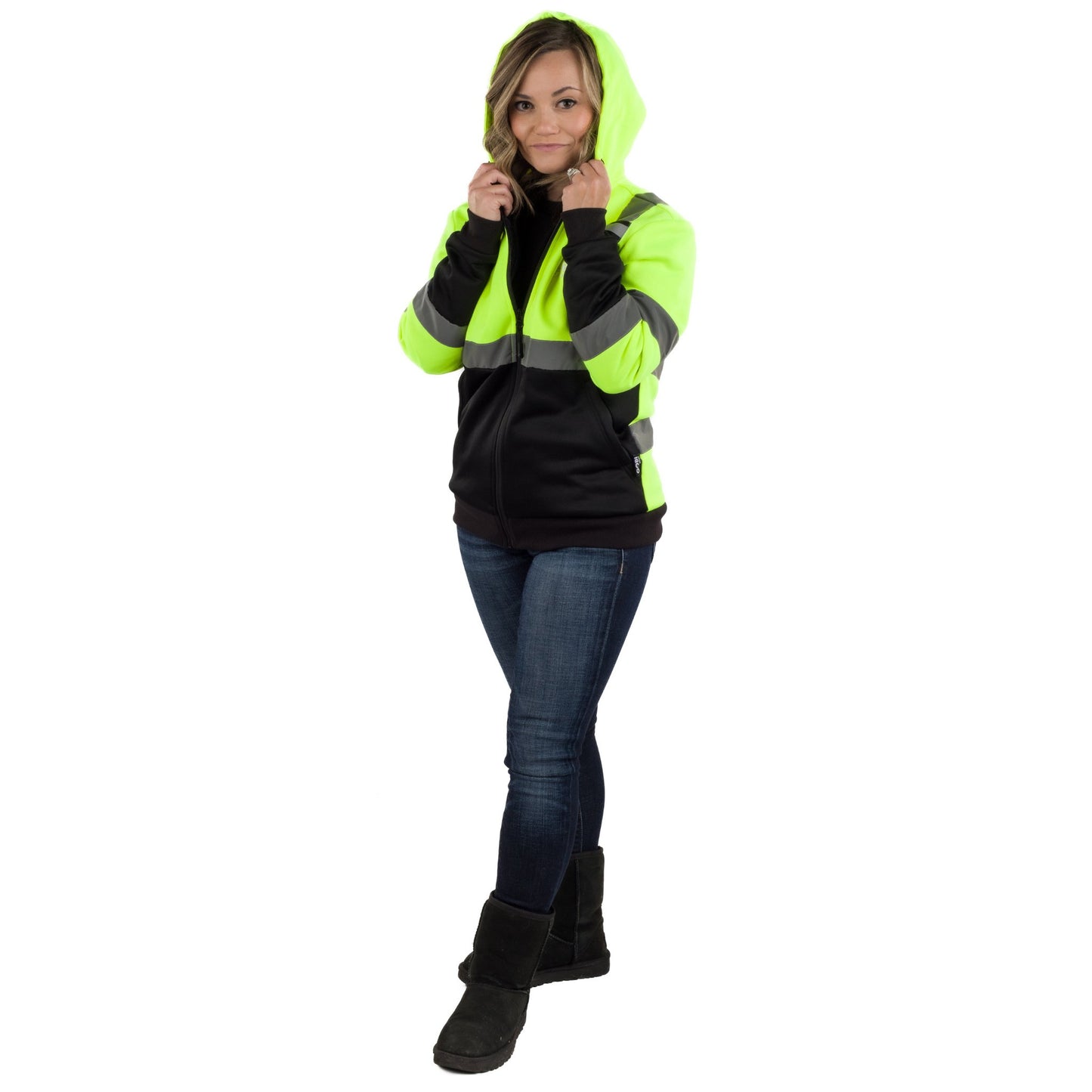 Gobi Heat Beam Women's Workwear Heated High - Vis Hoodie - Angler's Pro Tackle & Outdoors