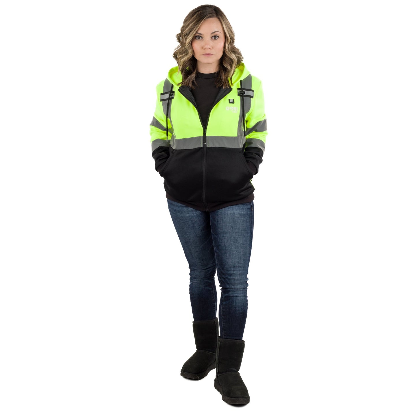 Gobi Heat Beam Women's Workwear Heated High - Vis Hoodie - Angler's Pro Tackle & Outdoors