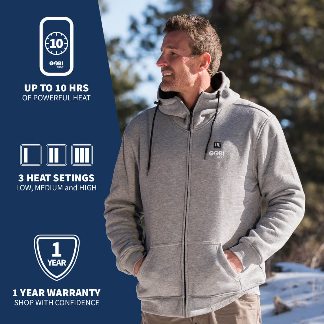 Gobi Heat Ridge Mens Heated Hoodie - Angler's Pro Tackle & Outdoors