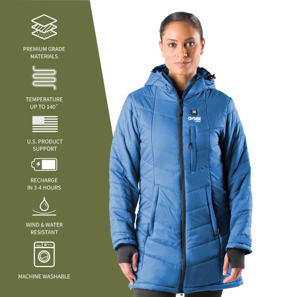 Gobi Heat Victoria Womens Heated Coat - Angler's Pro Tackle & Outdoors