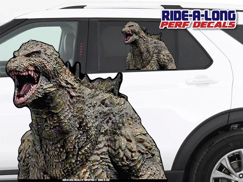 Godzilla *RIDE A LONG* Perforated Decal - Angler's Pro Tackle & Outdoors