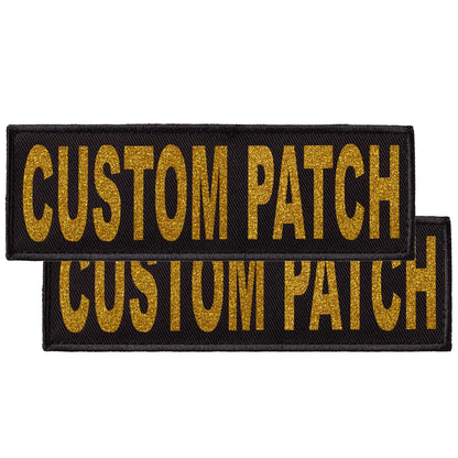 Dogline Personalized Removable Patches (Set of 2)