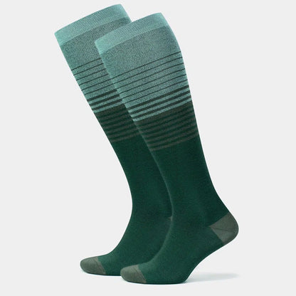 GoWith 15 - 20 mmHg Knee High Bamboo Compression Socks for Men & Women - No Cushion - Angler's Pro Tackle & Outdoors