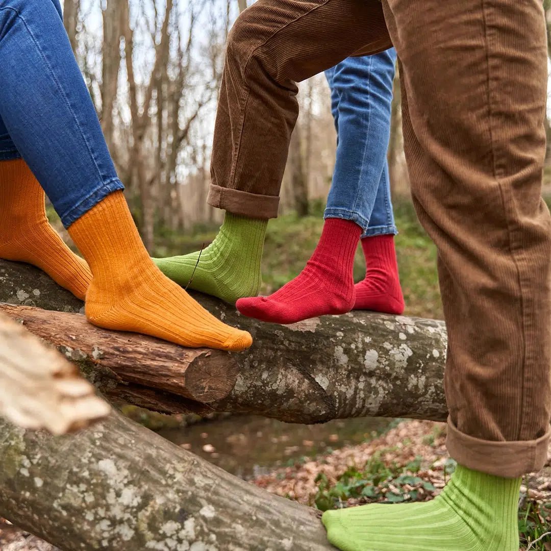 GoWith 97% Cotton Crew Dress Socks for Men and Women - Colorful - Angler's Pro Tackle & Outdoors