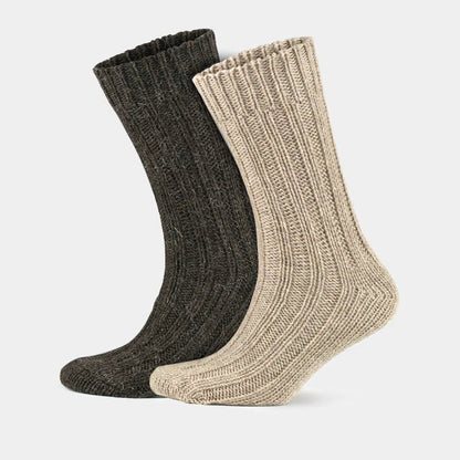 GoWith Alpaca Wool Extra Thick Crew Loose Socks for Men and Women - Angler's Pro Tackle & Outdoors