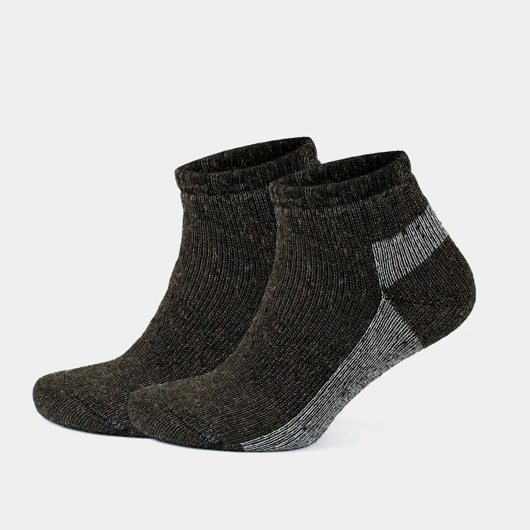 GoWith Alpaca Wool Thermal Full Terry Short Hiking Socks for Men & Women - Optic Effect - Angler's Pro Tackle & Outdoors