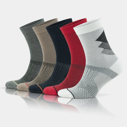 GoWith Men's Bamboo Colorful & Patterned Quarter Dress Socks - Angler's Pro Tackle & Outdoors