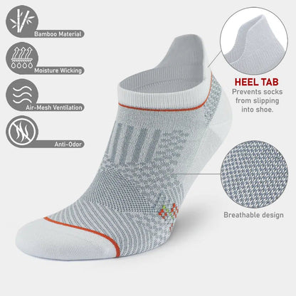 GoWith Men's Bamboo Low Cut Athletic Running & Golf Socks with Arch Support - Multicolor - Angler's Pro Tackle & Outdoors