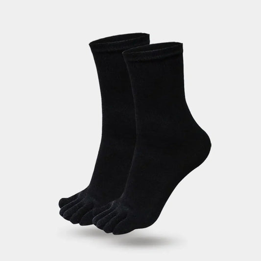 GoWith Men's Cotton Quarter Black Toe Socks - Angler's Pro Tackle & Outdoors