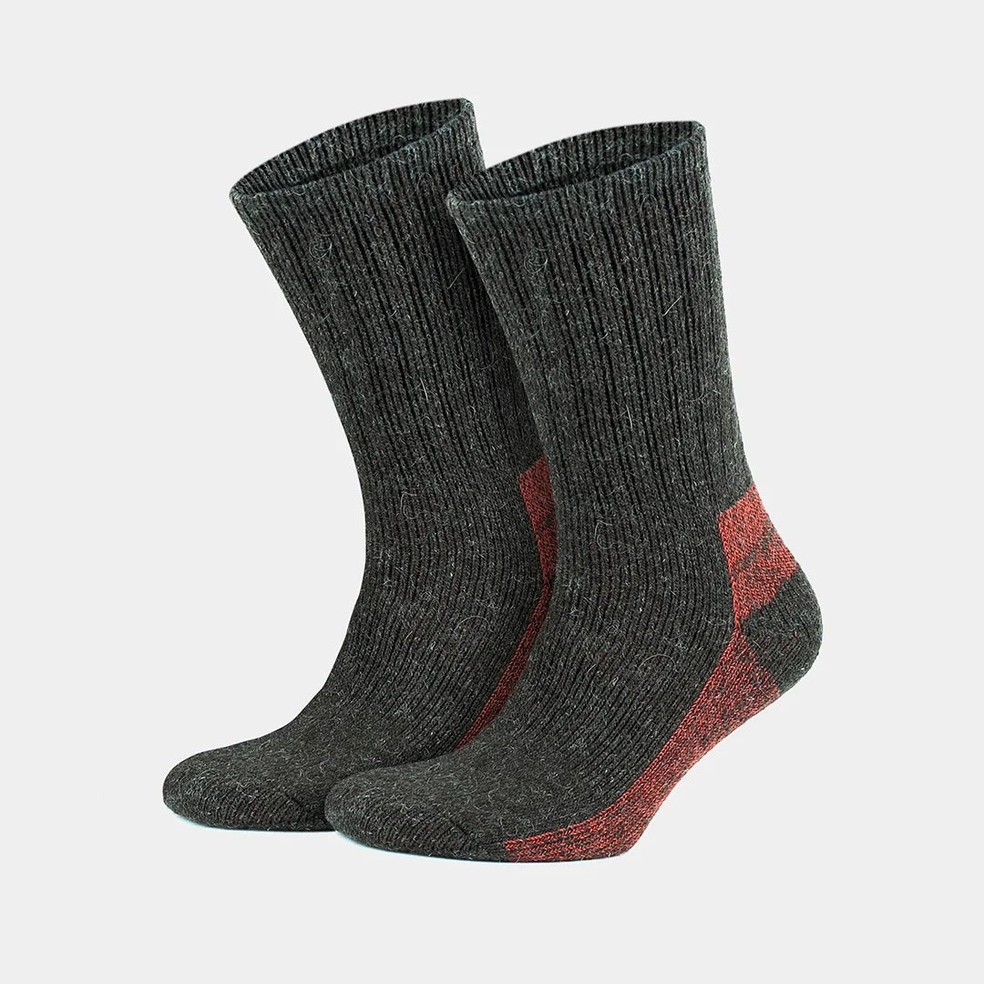 GoWith Thermal Warm Terry Lined Alpaca Hiking Boot Socks for Men & Women - Angler's Pro Tackle & Outdoors