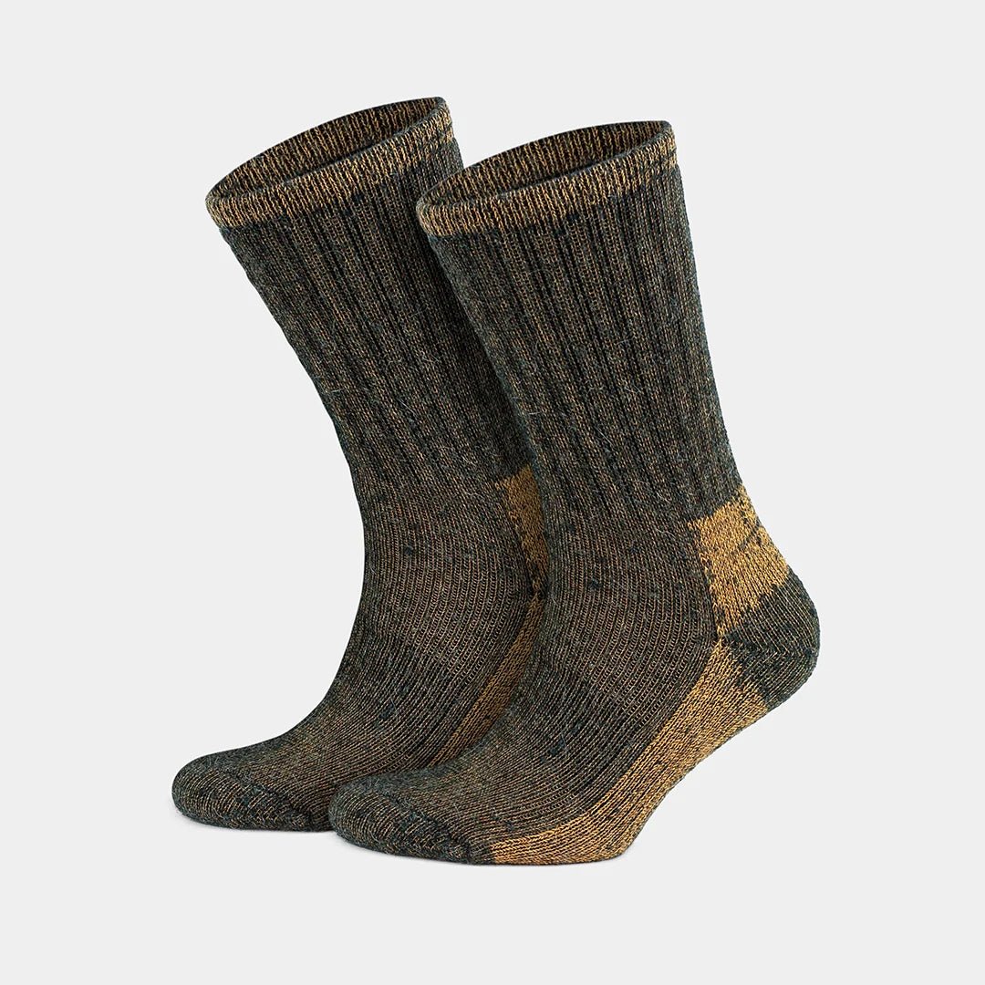 GoWith Thermal Warm Terry Lined Alpaca Hiking Boot Socks for Men & Women - Optic Effect - Angler's Pro Tackle & Outdoors