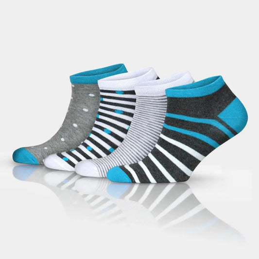 GoWith Women's Cotton Low Cut Patterned & Striped Socks - Angler's Pro Tackle & Outdoors