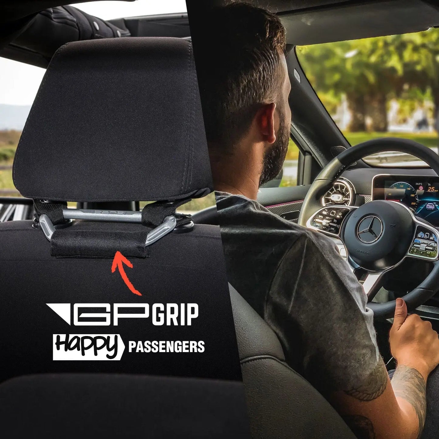 GPCA Back Grip PRO Color Headrest Handles
