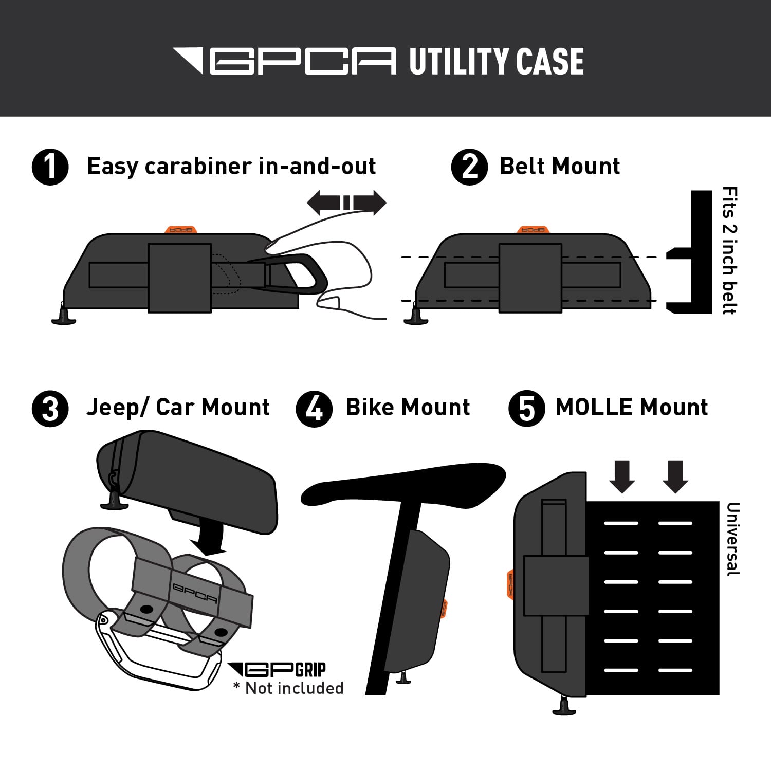 GPCA Utility Case - GP Grip Compatible - Angler's Pro Tackle & Outdoors