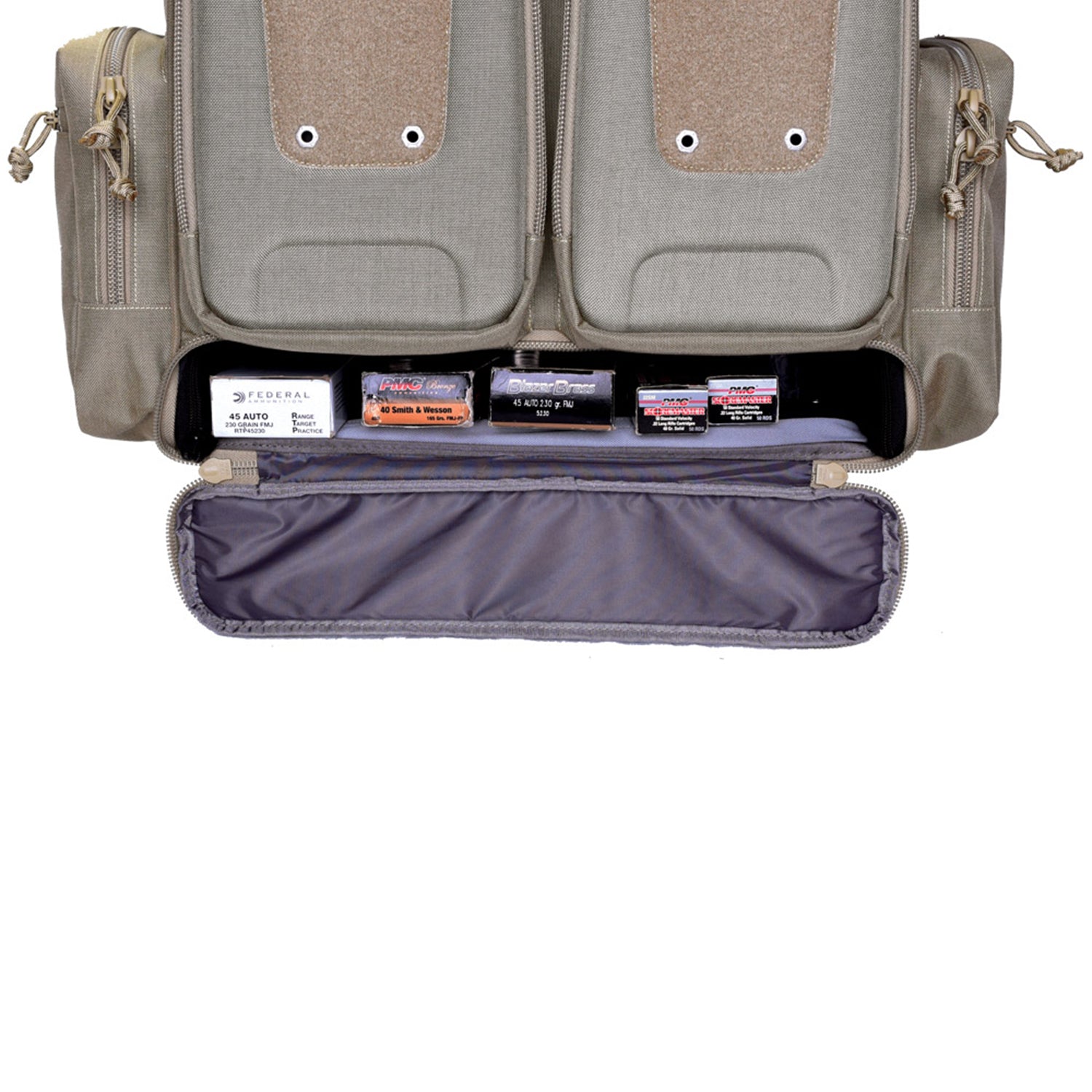 GPS Tactical Rolling Range Case Bag For Shooting Gear, 10 Handguns, & Ammo, Tan - Angler's Pro Tackle & Outdoors