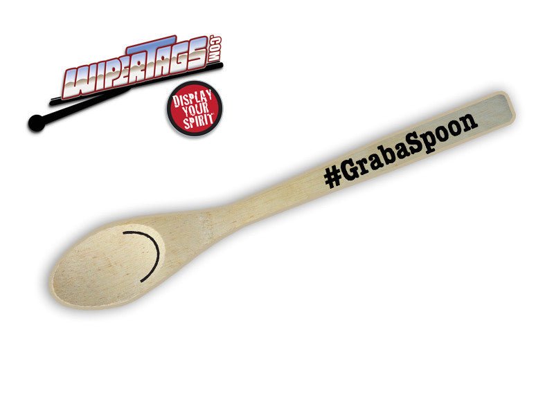 GrabaSpoon Wood Spoon with Smile WiperTag - Angler's Pro Tackle & Outdoors