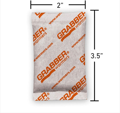 TRAPSKI Grabber Hand Warmers - Long Lasting Safe Natural Odorless Air Activated Warmers - Up to 10 Hours of Heat - 10 Pair Pack
