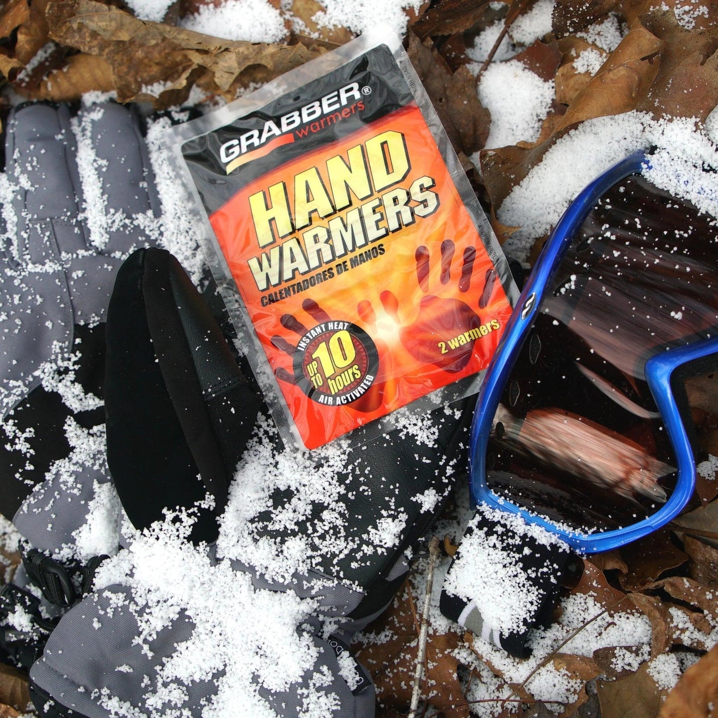 TRAPSKI Grabber Hand Warmers - Long Lasting Safe Natural Odorless Air Activated Warmers - Up to 10 Hours of Heat - 10 Pair Pack