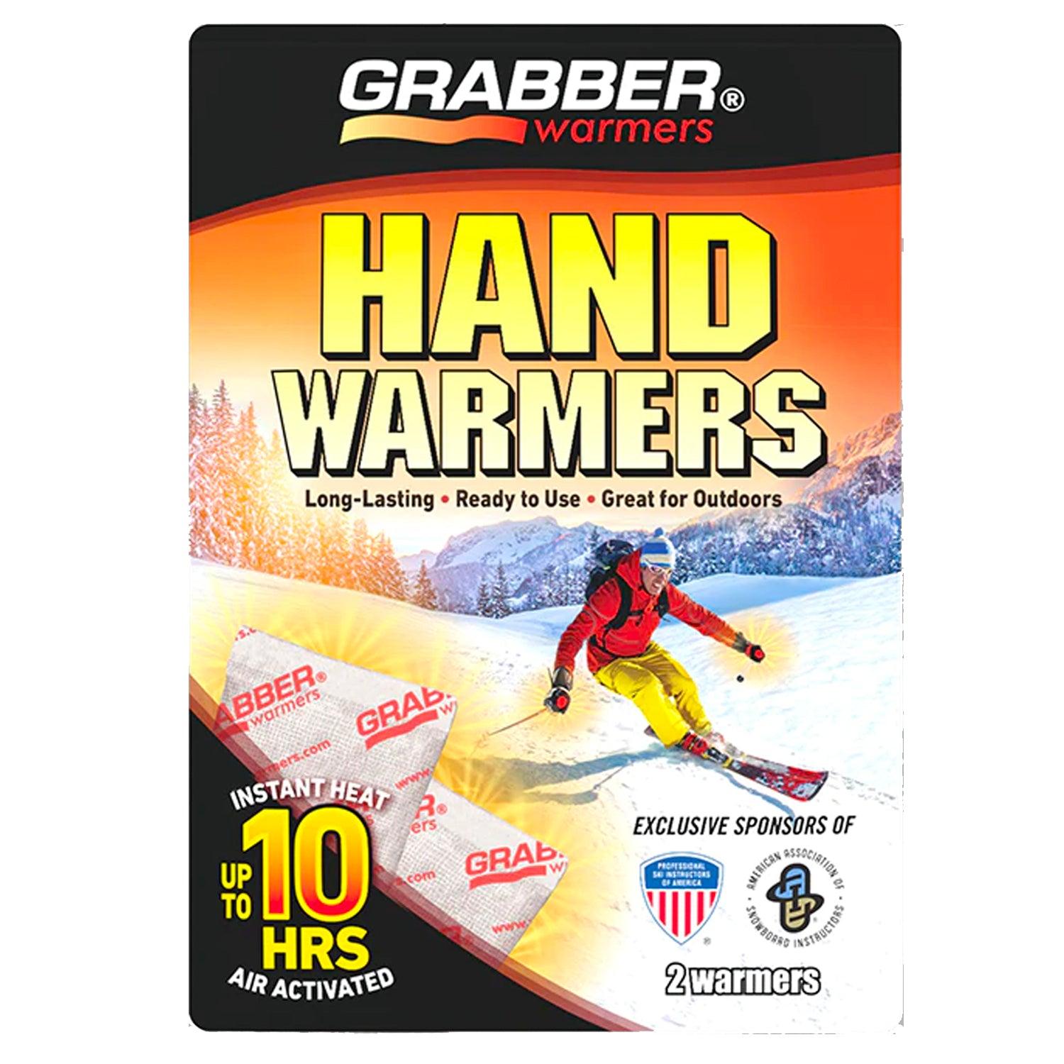 Grabber Ski & Ride Hand Warmers - Long Lasting Natural Odorless Air Activated Warmers - Up to 10 Hours of Heat - 40 Pair Box - Angler's Pro Tackle & Outdoors