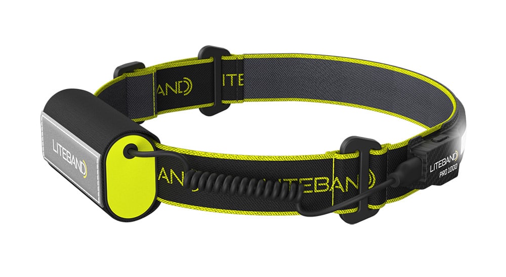 Liteband PRO 1000 Lumen LED Wide Beam Rechargeable Headlamp