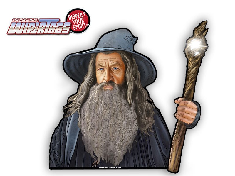 Gray Wizard You Shall Not Pass Waving WiperTag - Angler's Pro Tackle & Outdoors