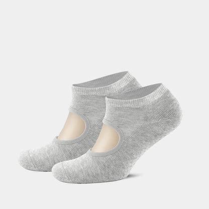 GoWith Women's Non Slip No Show Grip Socks for Yoga & Pilates