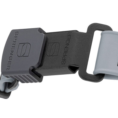 Dogline Herm Sprenger - ClicLock Safety Fastener for Flat-Style Collars – Black Stainless Steel