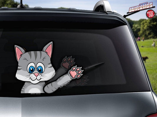 Grayson Waving Gray Kitten WipurrTags - Angler's Pro Tackle & Outdoors