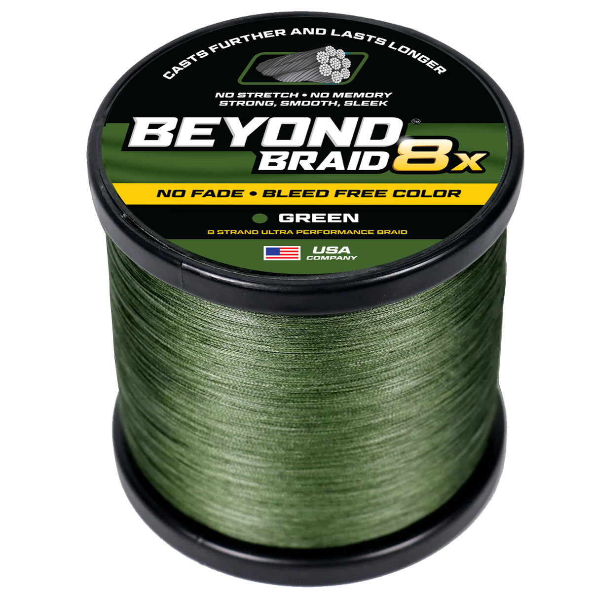 Beyond Braid - 8 Strand Braided Fishing Line Series - Super Sleek & Smooth Braided Fishing Line - High Performance Fishing Line For Saltwater & Freshwater