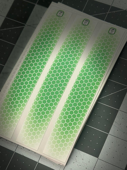 The Bowtique White Shadow Drop Honeycomb Arrow Wraps