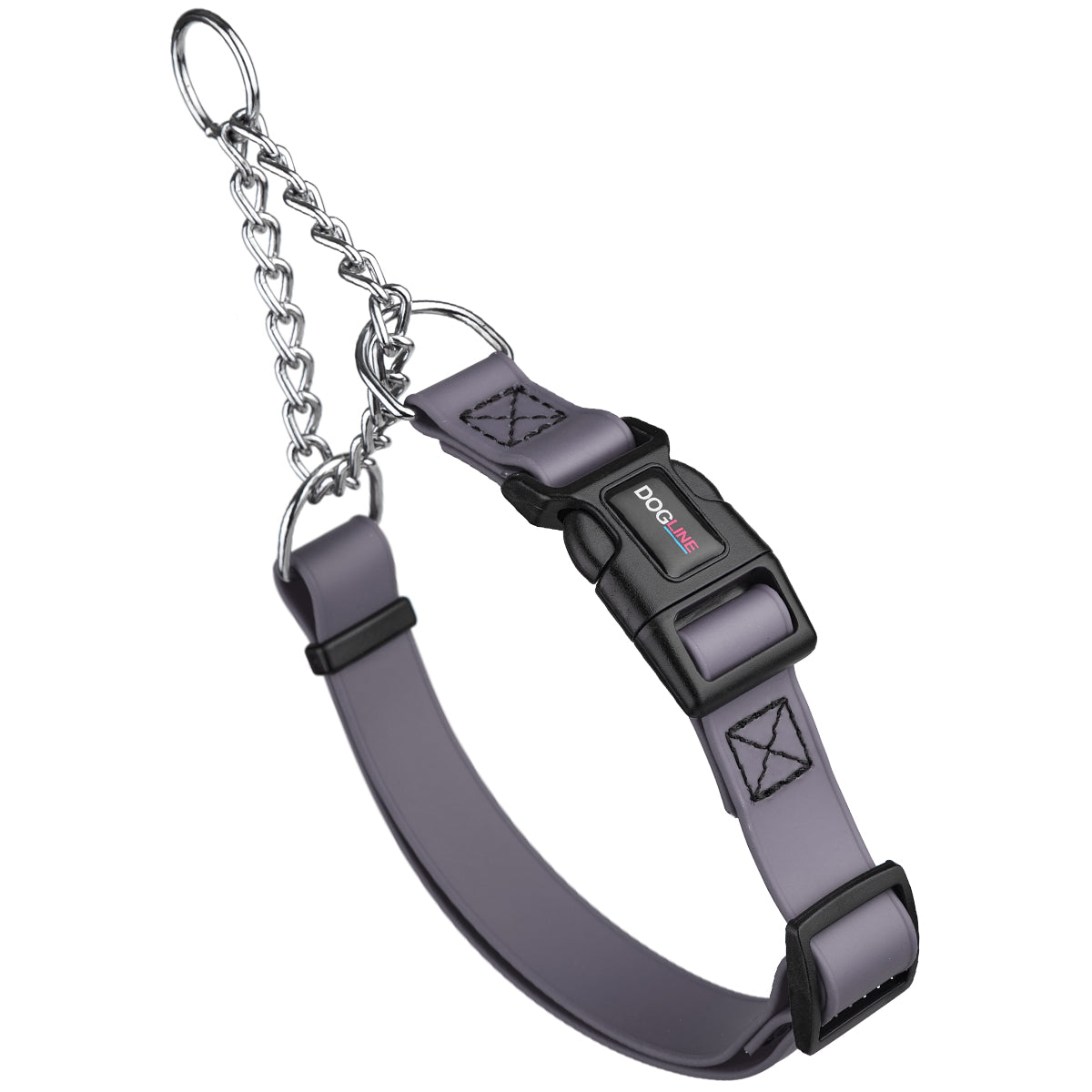 Dogline Biothane Adjustable Martingale Collar with Quick Release Buckle