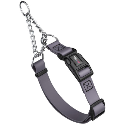 Dogline Biothane Adjustable Martingale Collar with Quick Release Buckle