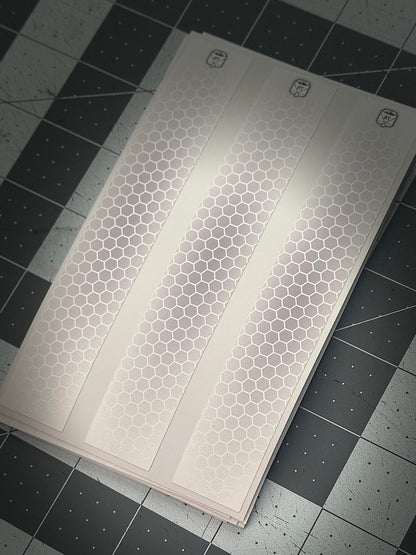 The Bowtique White Shadow Drop Honeycomb Arrow Wraps