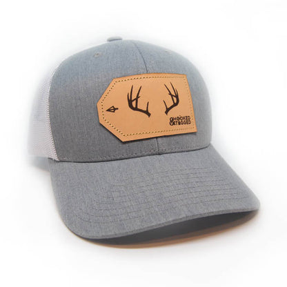 Hooked & Tagged  - Buck Antler Patch Hat