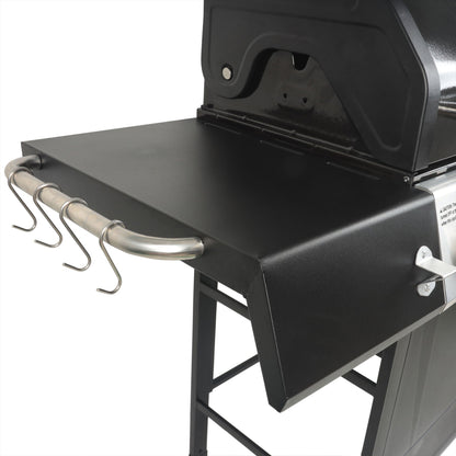 Grill Boss 4 - Burner Gas Grill with Side Burner, Cover, Shelves, & Bottle Opener - Angler's Pro Tackle & Outdoors